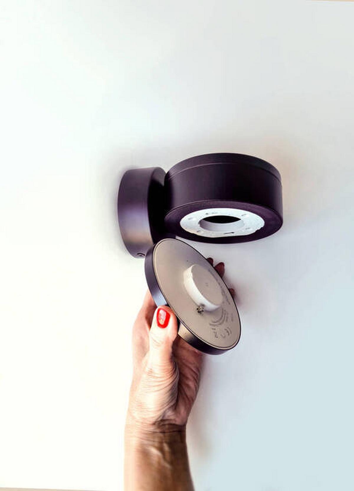 KINKIET LED MT67007 DUE PUNTO - czarny, Design, metal (14,3/11,2/9,0cm)