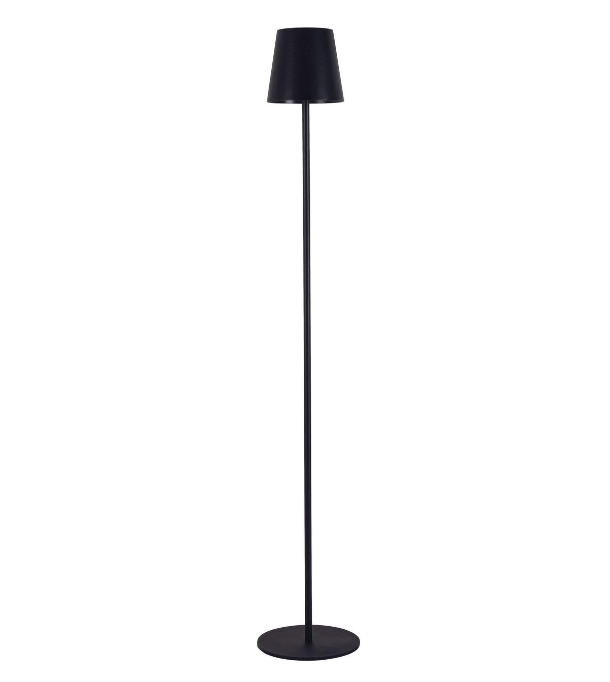 AKUMULATOROWA LAMPA STOJĄCA FORT LAUDERDALE *SBN* - czarny, Konventionell, tworzywo sztuczne/metal (22/130cm) - Novel