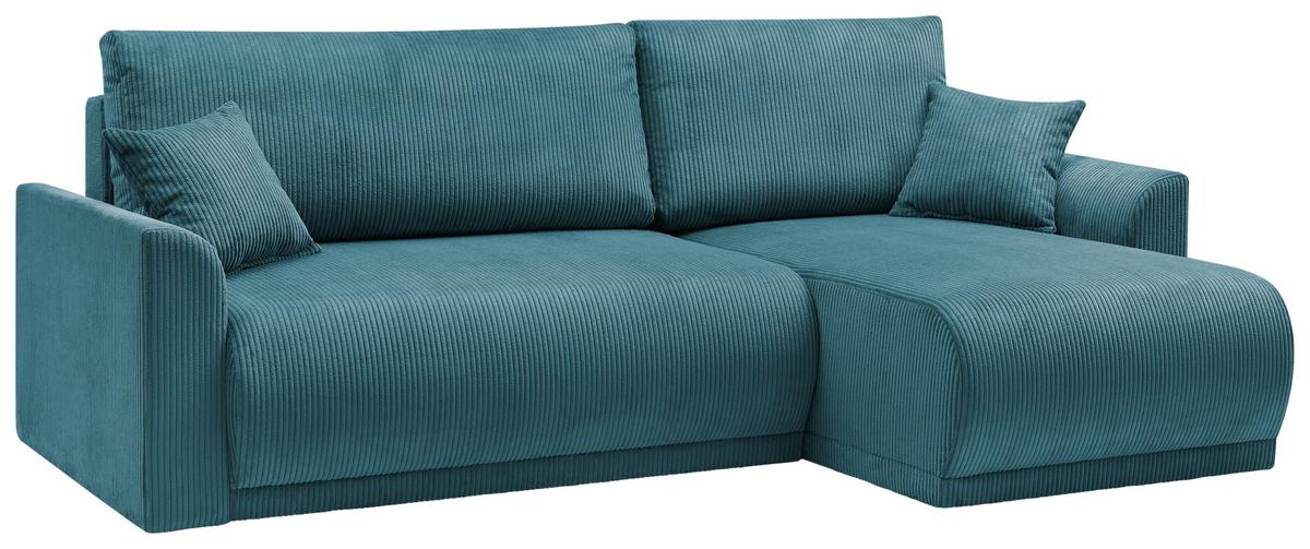 Kutna Garnitura Kim - tirkizna, Moderno, drvo (233/146cm) - Modern Living