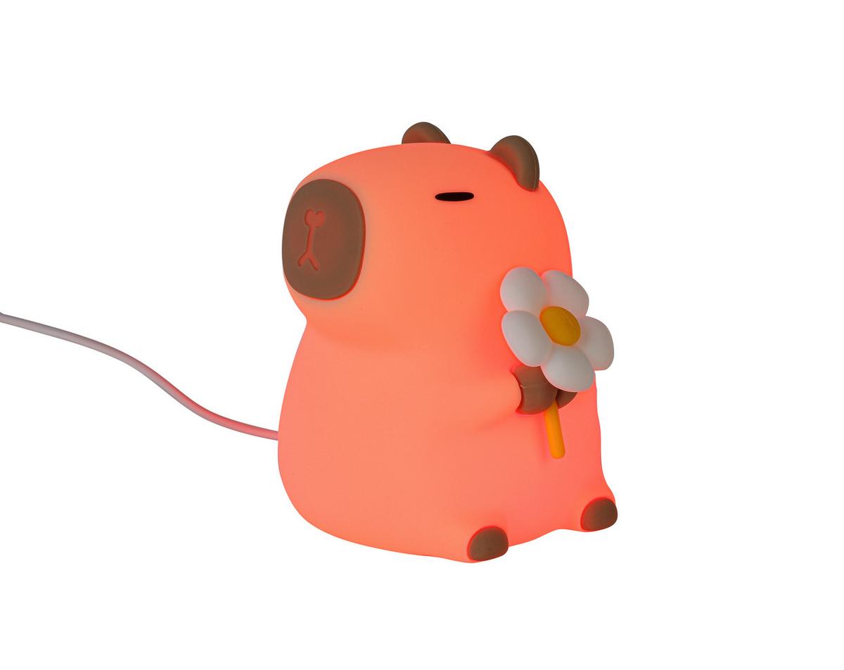 Nachtlicht Capybara Creme max. 2,5 Watt - Creme, MODERN, Kunststoff (9,2/11,1/9,1cm) - Mömax