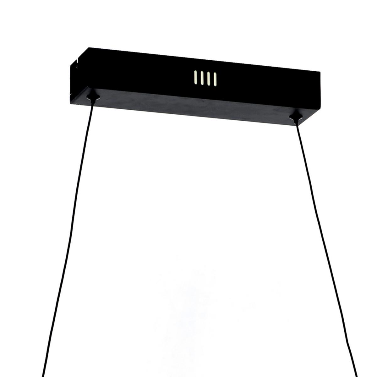LED-Hängeleuchte Sign Goldfarben max. 42 Watt - Goldfarben, Design, Metall (100/2/90cm)