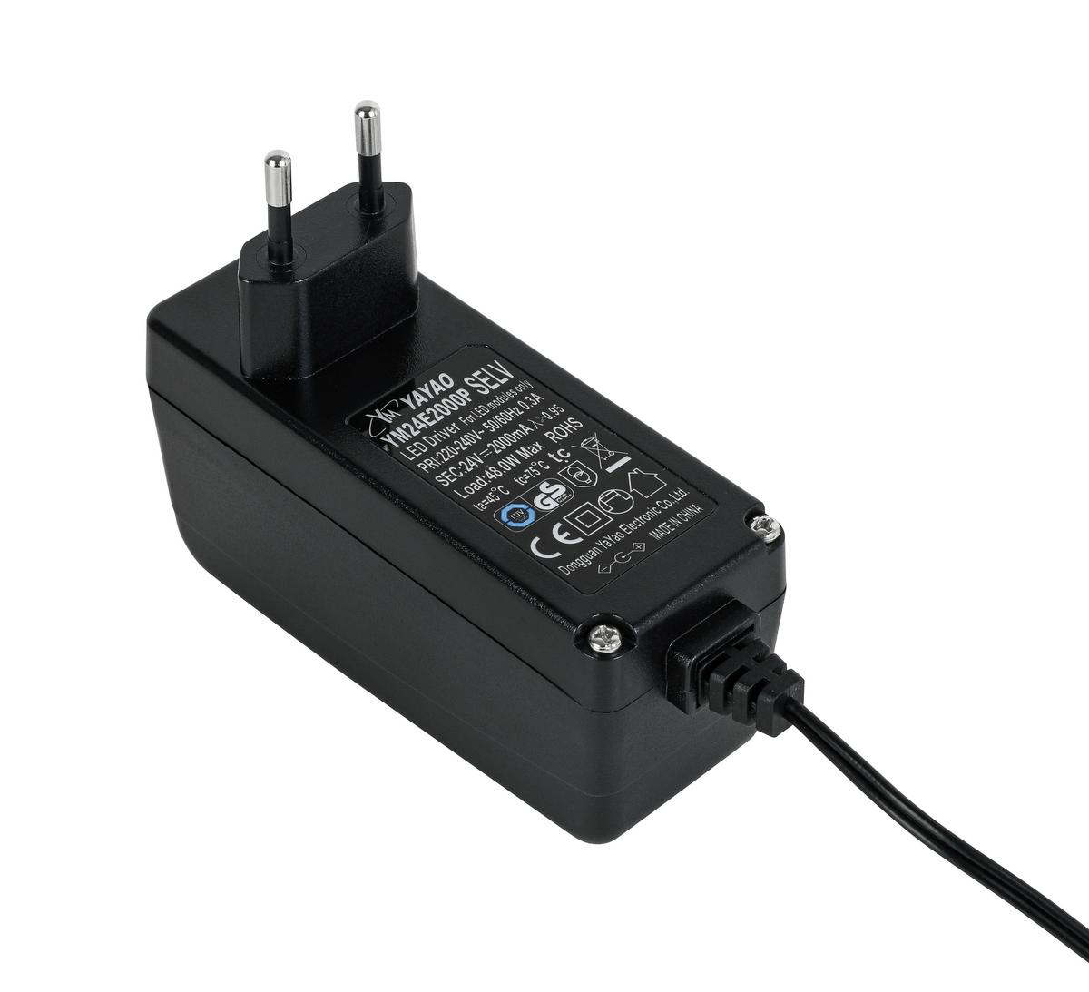 LED-Stehleuchte Kui Champagnerfarben max. 48 Watt - Champagner/Schwarz, MODERN, Kunststoff/Metall (26l)