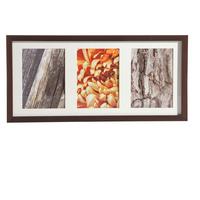 Bilderrahmen Gitta ca. 23x50cm - Wengefarben, MODERN, Glas/Holzwerkstoff (23/50cm) - Modern Living