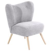 SESSEL SARI - Silberfarben/Naturfarben, Design, Holz/Holzwerkstoff (70/86/69cm) - Max Winzer