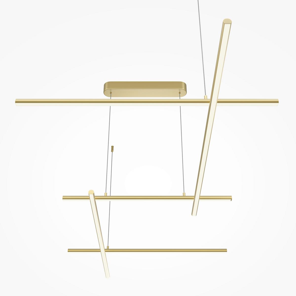 Pendelleuchte Mod278pl-L86g3k1 - Weiss, Design, Kunststoff (172,4/310/73,5cm) - MAYTONI
