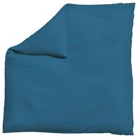 Bettdeckenbezug Woven Satin Blau ca. 200x200cm - Blau, Basics, Textil (200/200cm) - Schlafgut