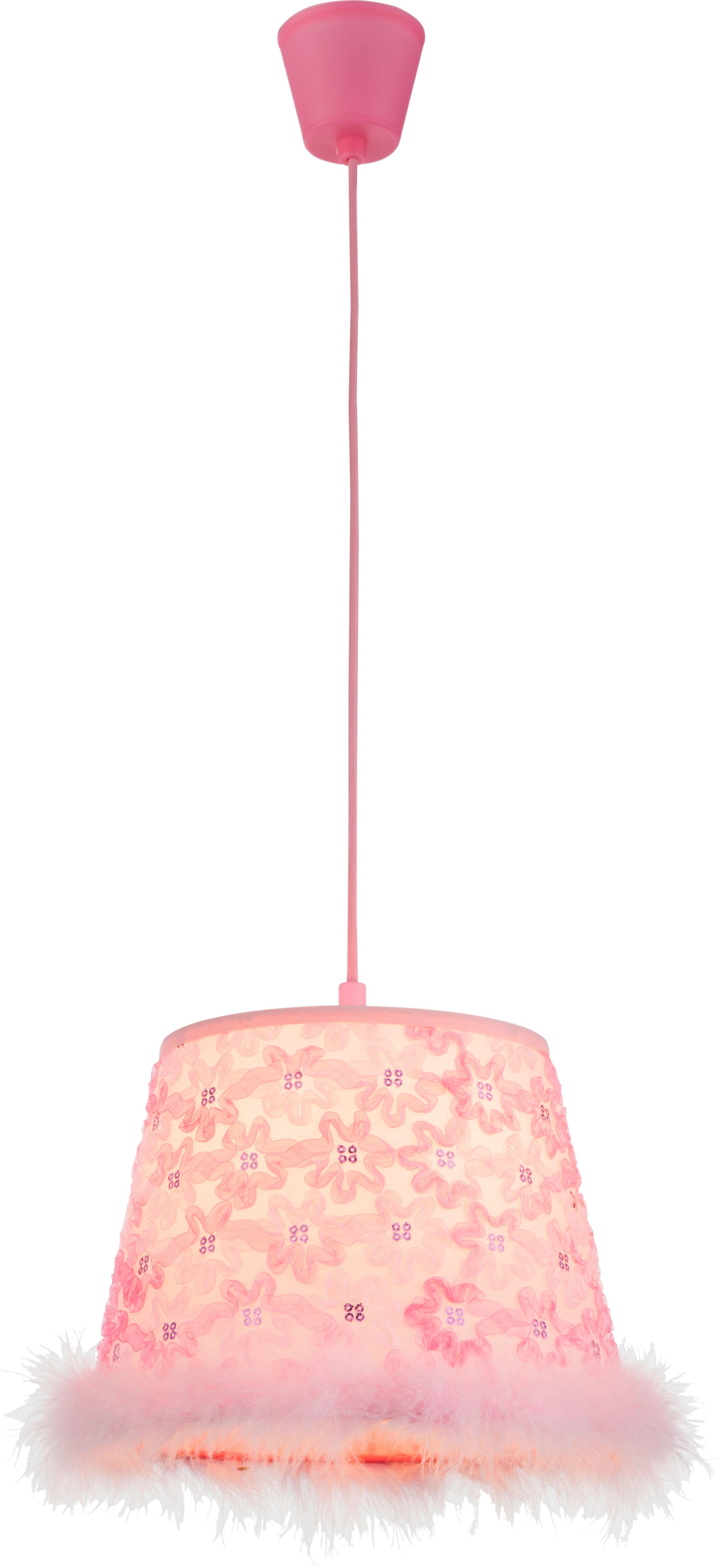 Otroška Viseča Svetilka 15720 Tarso - pink, Trendi, umetna masa (30/120cm) - Globo