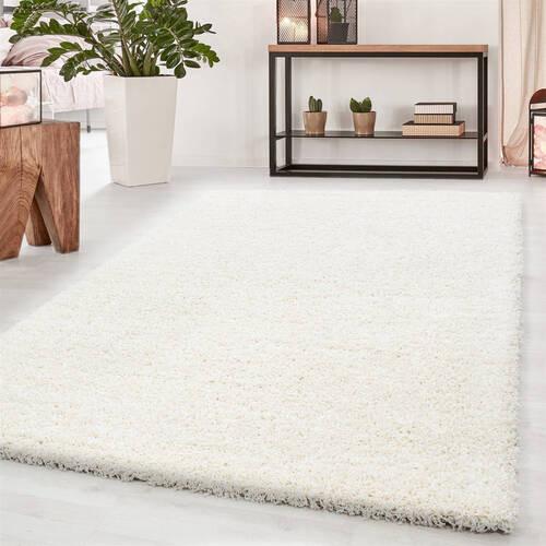 Hochflorteppich Dream Creme ca. 65x130cm - Creme, Basics, Textil (65/130cm) - Novel