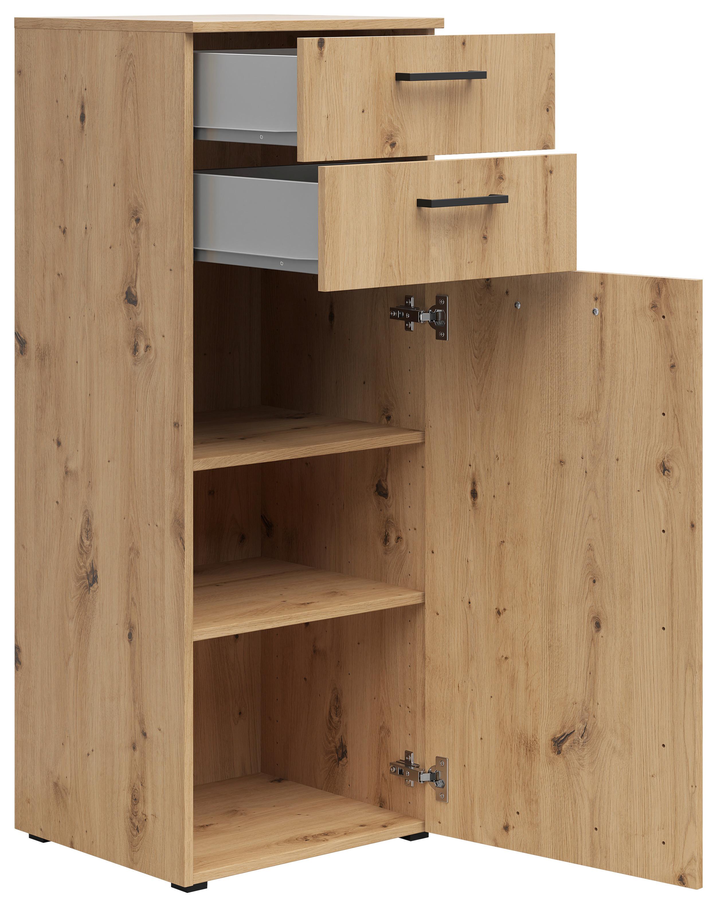 Comodă MULTI - stejar Artisan, Modern, material pe bază de lemn (45/115/40cm) - Modern Living