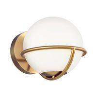 Led Zidna Svjetiljka Apollo - boje mjeda, Basics, staklo/metal (18, 1/17,1/21cm) - Elstead Lighting
