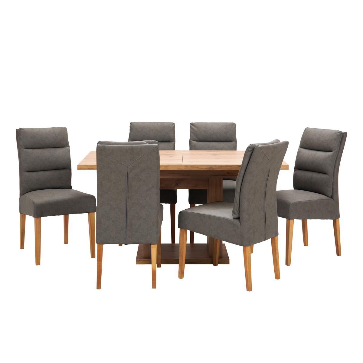 Raztegljiva Miza Patrik, Barva Hrasta, 150-190x90 - barve hrasta, Konvencionalno, leseni material (150 (190)/76/90cm)