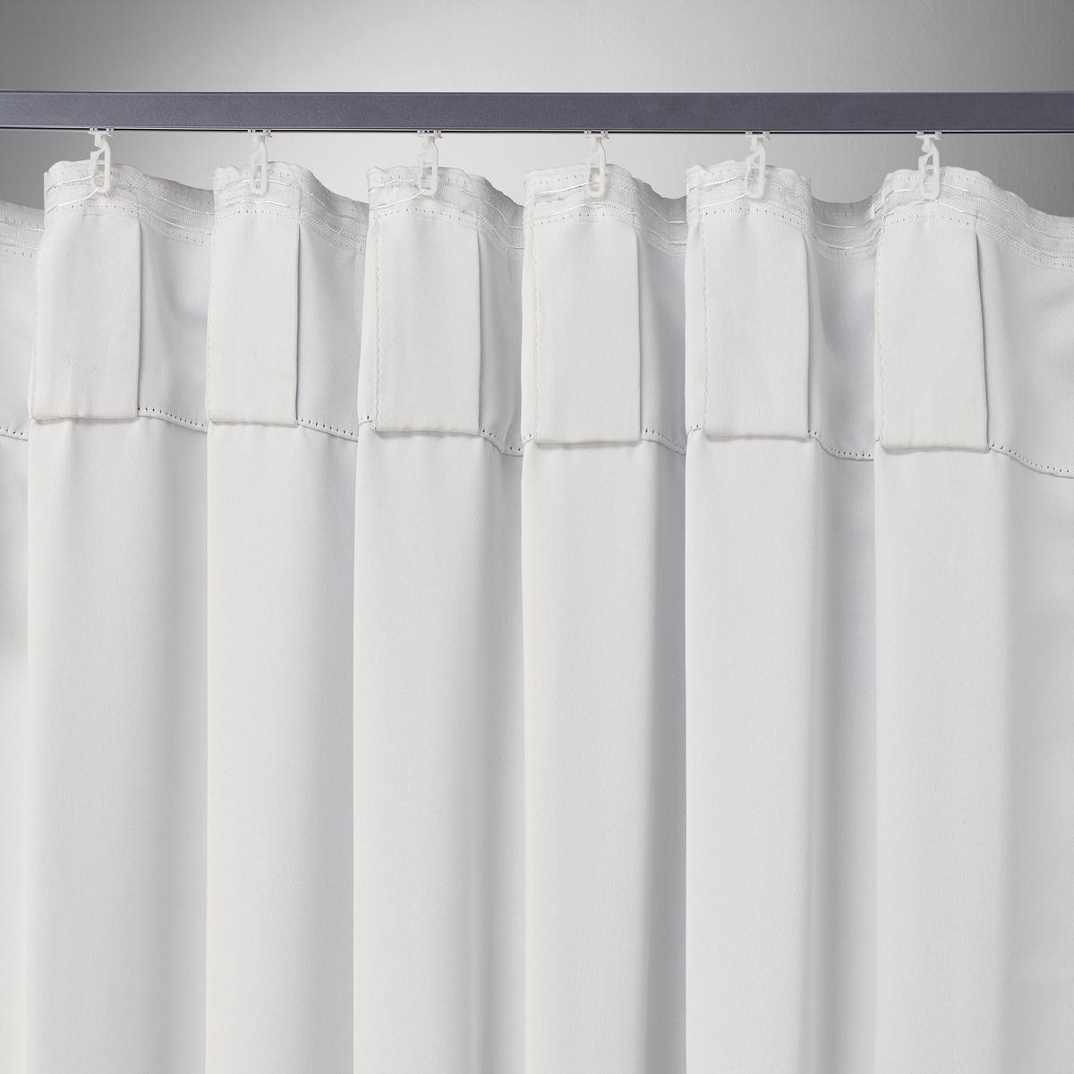 Verdunkelungsvorhang Riccardo Offwhite Ca. 140x245cm - Creme, Modern, Textil (140/245cm) - Premium Living