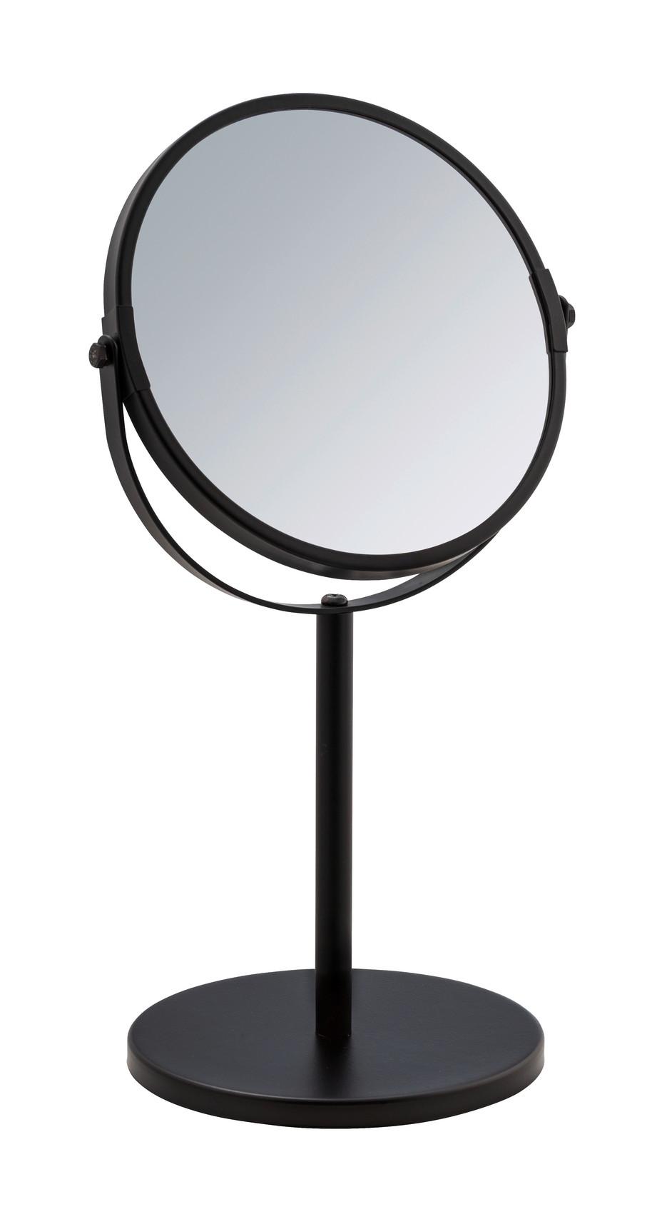 Standspiegel in Schwarz - Schwarz, MODERN, Metall (19/35/15cm) - Mömax