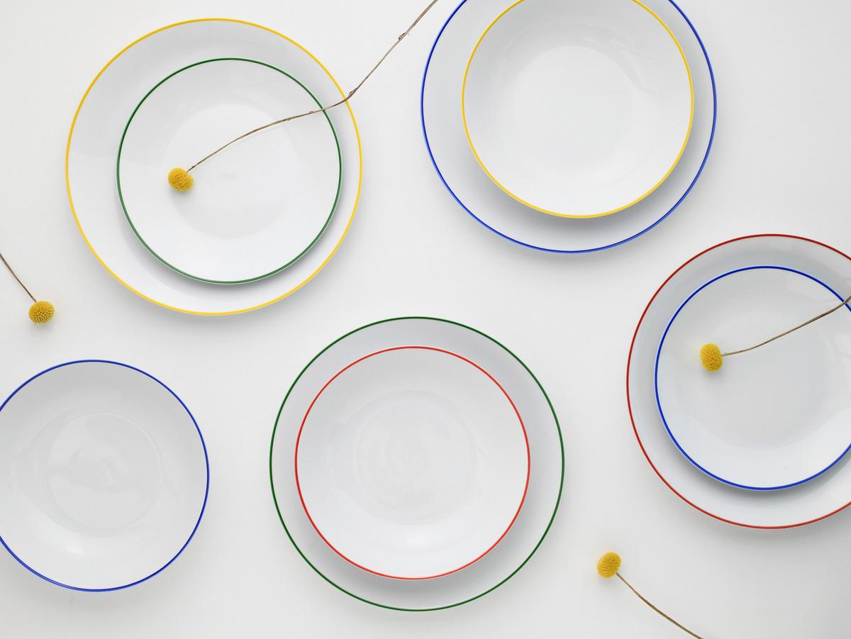 Jedilni Servis Luna Color Line, 12-Delni - večbarvno, Basics, keramika - Creatable