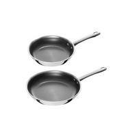 ZESTAW PATELNI 1035414 HENCKELS - kolor srebrny, Basics, metal (20 / 28cm) - Henckels by ZWILLING