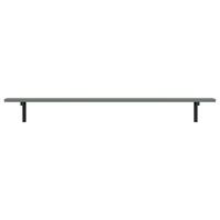 Zidna Polica Pozzi - sivo-zelena, Trend, drvni materijal (120/13,6/20cm) - Modern Living