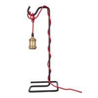 Tischleuchte Tischlampe Musium 810 - Schwarz, Trend, Metall (18/18/49cm) - Kayoom