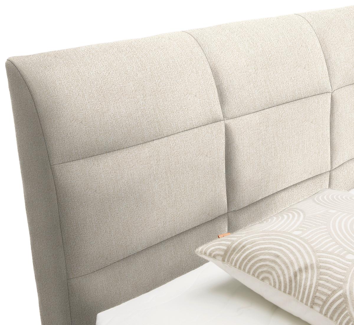 Boxspringbett in Beige ca. 90x200cm - Beige (90/200cm) - Mömax