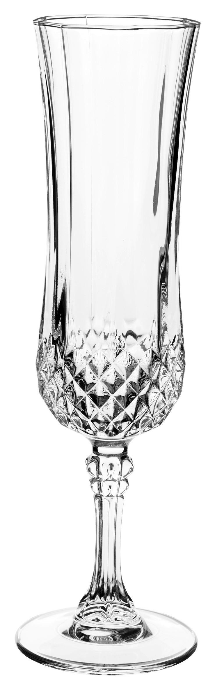 Sektglas Longchamp aus Glas, 6-teilig - Transparent, Basics, Glas (140ml) - Mäser