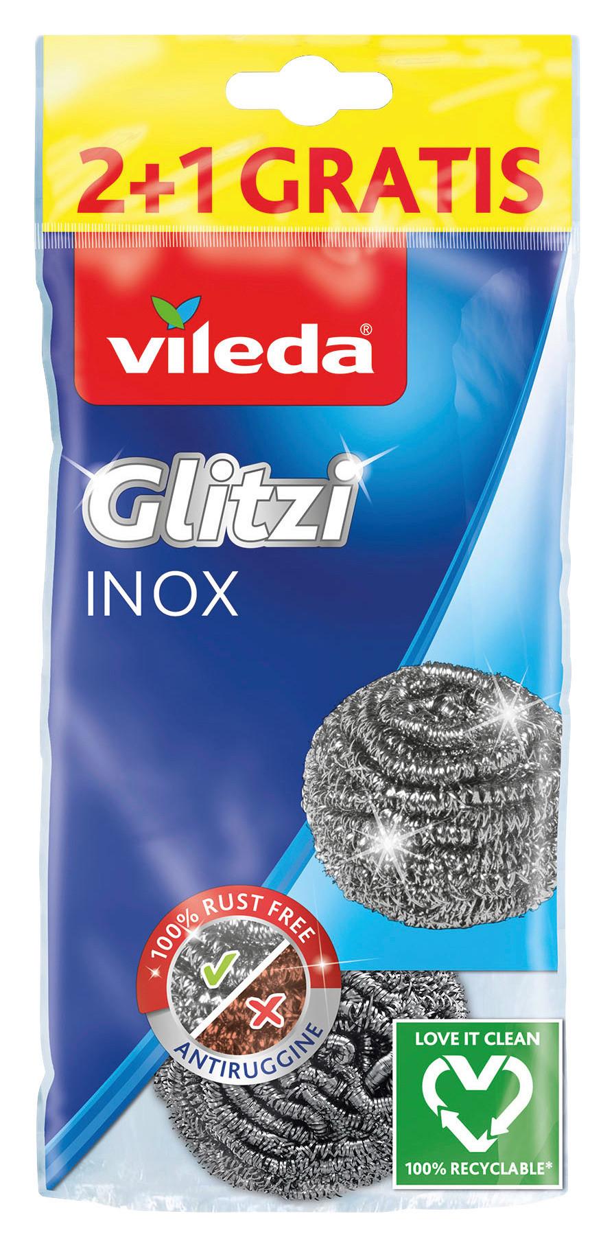Schwamm Vileda-Glizi Anthrazit - Anthrazit, Basics, Metall (18,5/3,8/20cm) - Vileda