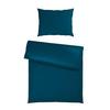 Bettwäsche Xenia Uni Blau ca. 140x200cm - Blau, MODERN, Textil (140/200cm) - Premium Living