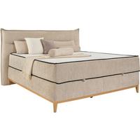 Box Krevet Smile - krem, Konvencionalno, drvni materijal/drvo (180/200cm) - Premium Living