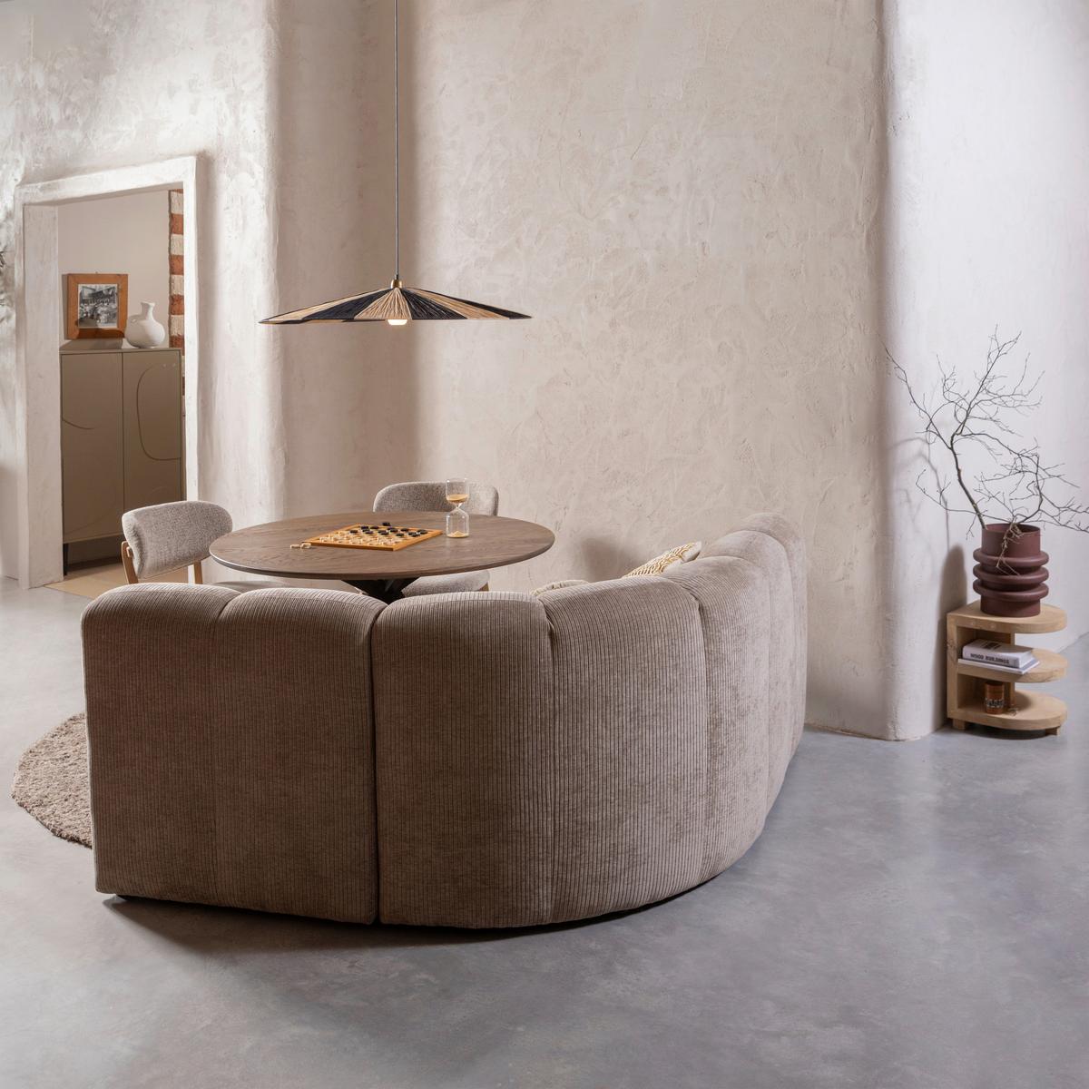 Sitzbankelement Mojo Sandfarben B: 84cm - Sandfarben, MODERN, Kunststoff/Textil (84/83/73cm) - Livetastic