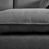 HÖRNSOFFA ILLA - mörkgrå/bokfärgad, Modern, trä/textil (154/155cm) - Bessagi Home