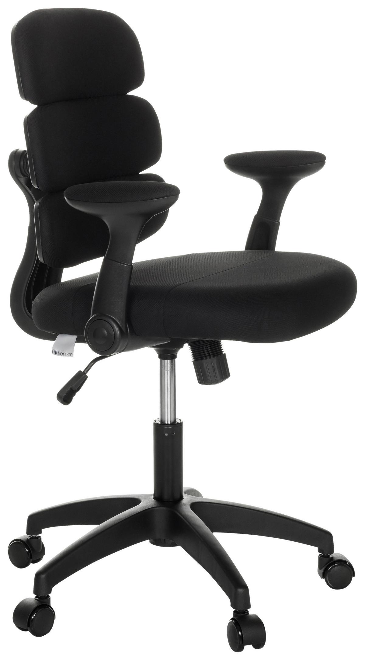 Mladinski Vrtljivi Stol Kid Ergolino B, Črna - črna, Basics, umetna masa/tekstil (62/86-97/62cm) - MID.YOU