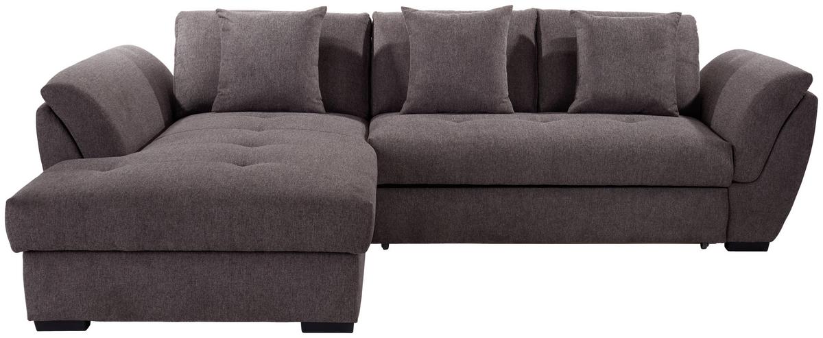 Sedežna Garnitura Berisso, Z Ležiščem In Predalom - rjava, Design (187/278cm) - Mömax