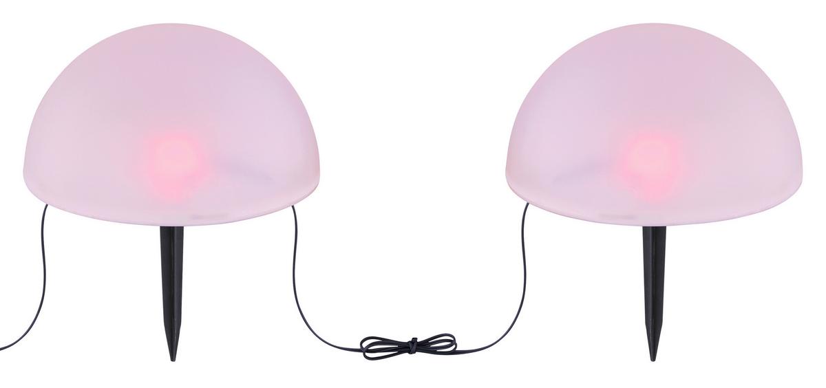 Solarna Svetilka Solar, S Sijalko - črna/bela, Basics, umetna masa (15/19cm) - Globo