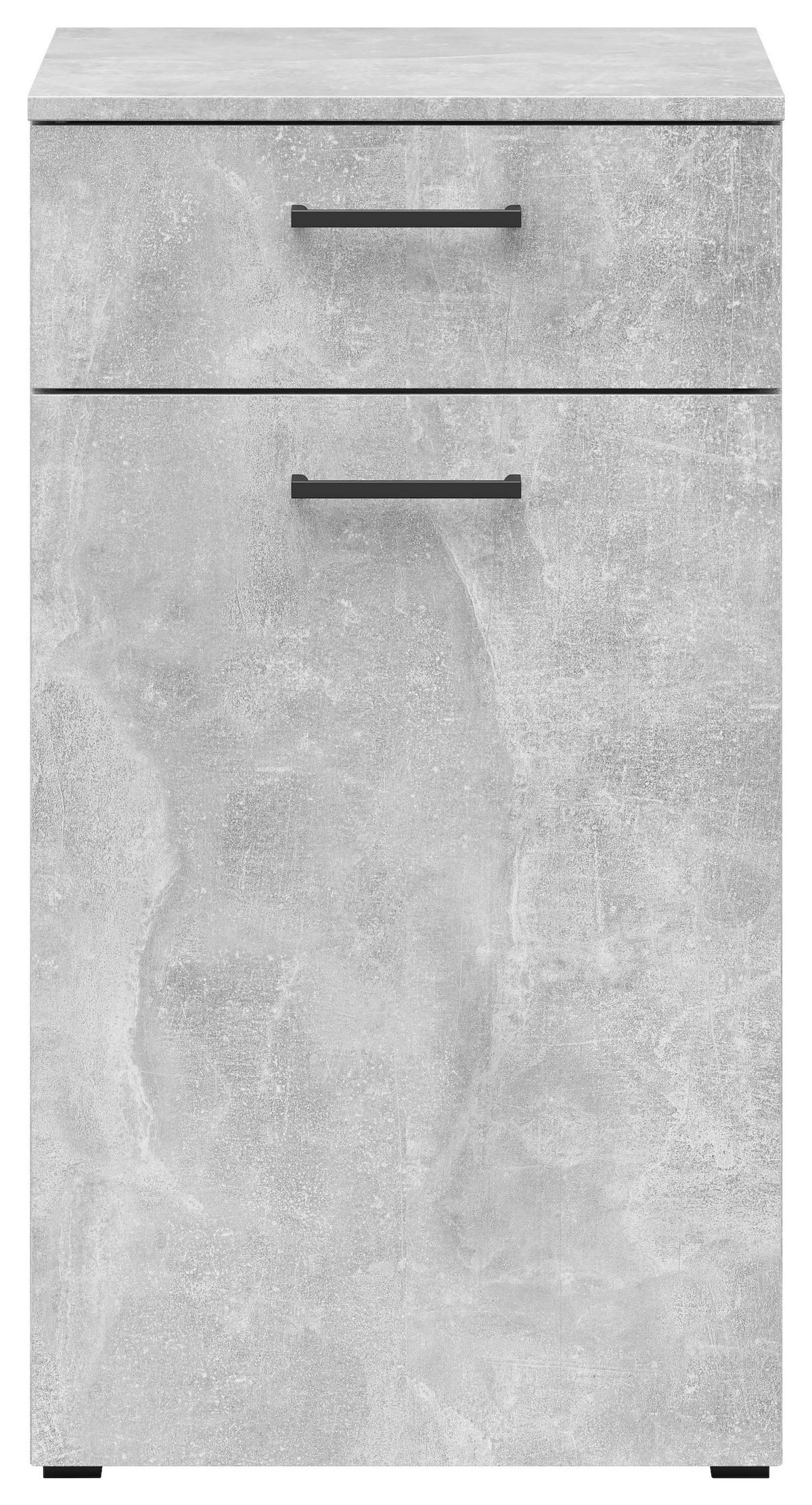 Kommode Multistauraum Grau - Anthrazit/Schwarz, Modern, Holzwerkstoff/Kunststoff (45/83/40cm) - Premium Living