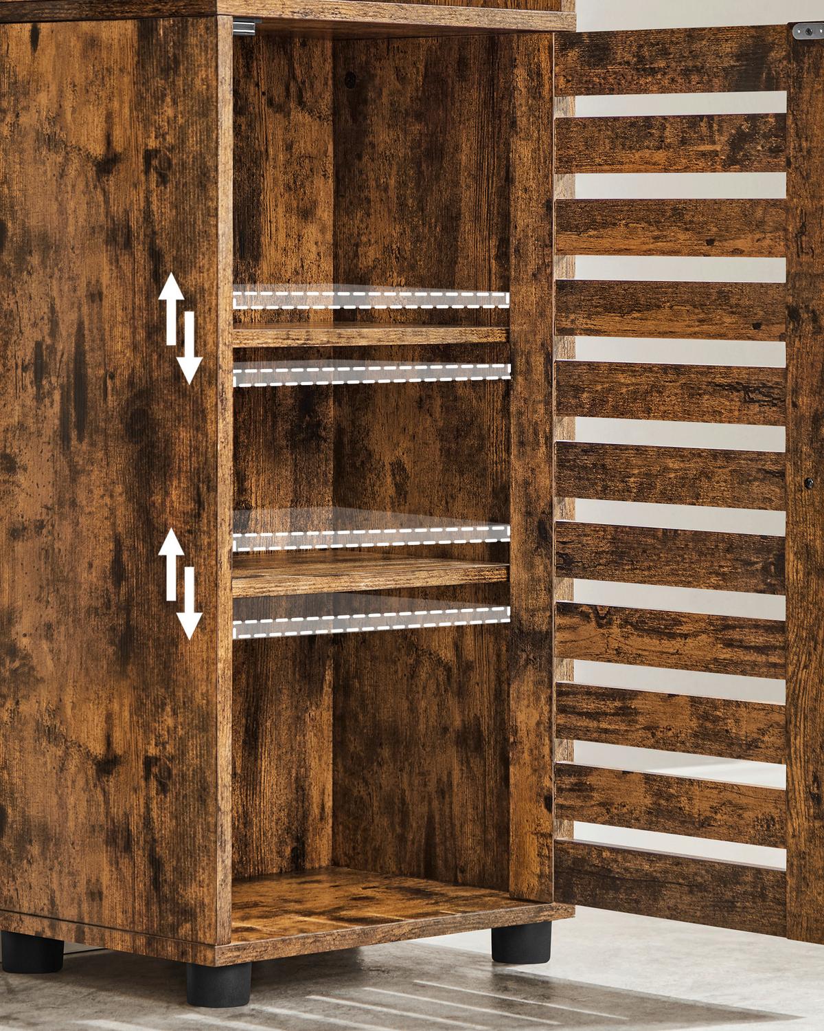 HOCHSCHRANK BBK160X01V2 - Schwarz/Braun, Trend, Holzwerkstoff/Kunststoff (40/167/30cm) - MID.YOU