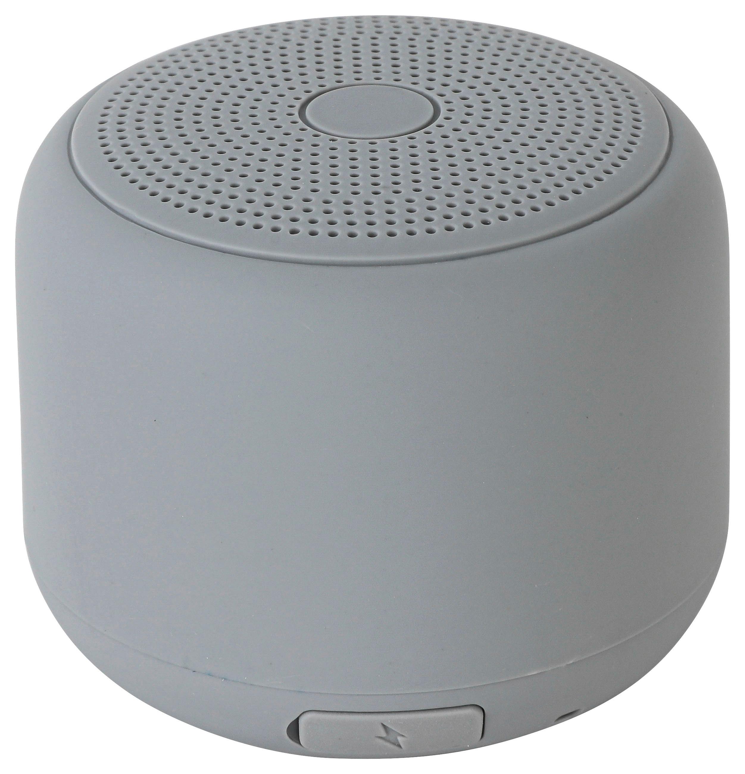 Lautsprecher Bluti Grau max. 3 Watt - Grau, MODERN, Kunststoff (7,55/6,15cm) - Mömax