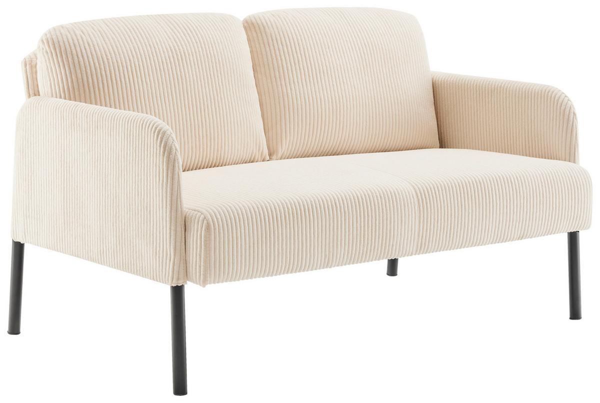 Dvosed Miami -Based-, Bež - črna/bež, Moderno, kovina/tekstil (120/73,5/77cm) - Based