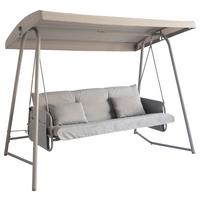 Hintaágy Montenegro - homokszínű, textil/fém (247/185/139cm) - Mömax