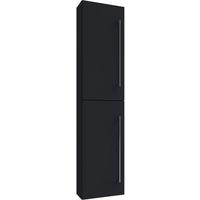 Visoka Omara Vcb 6, Črna - črna, Basics, leseni material (33/150/22cm) - MID.YOU