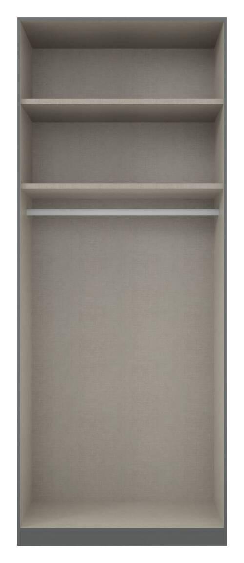 DULAP USI ROTATIVE ALABAMA - gri, Modern, material pe bază de lemn (91/229/54cm) - Modern Living