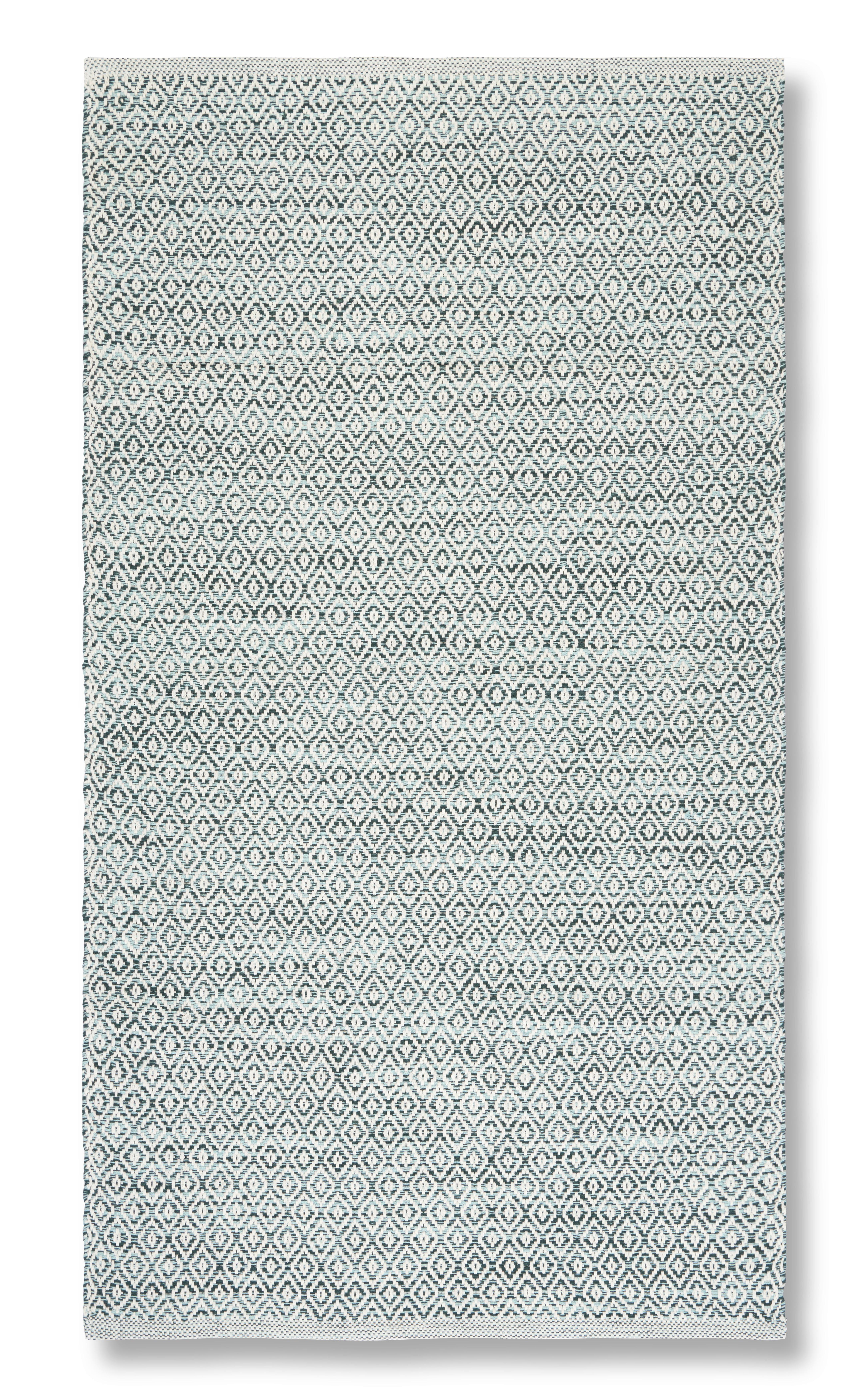 Handwebeteppich Carola 2 in Grün ca. 80x150cm - Grün, Basics, Textil (80/150cm) - Modern Living