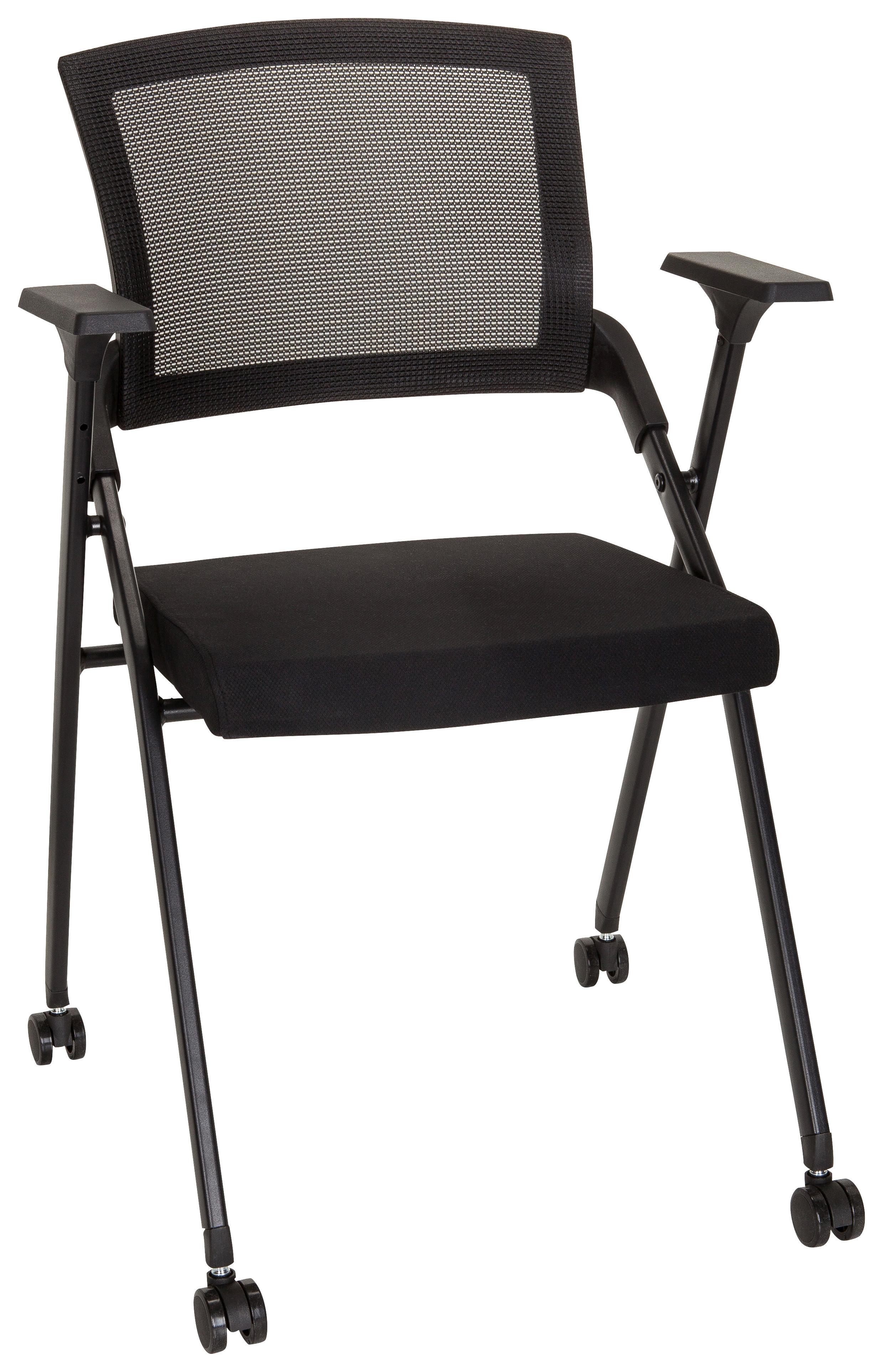 Konferenčni Stol Priority Ii, Črna - črna, Moderno, kovina/umetna masa (61/98/58cm) - MID.YOU