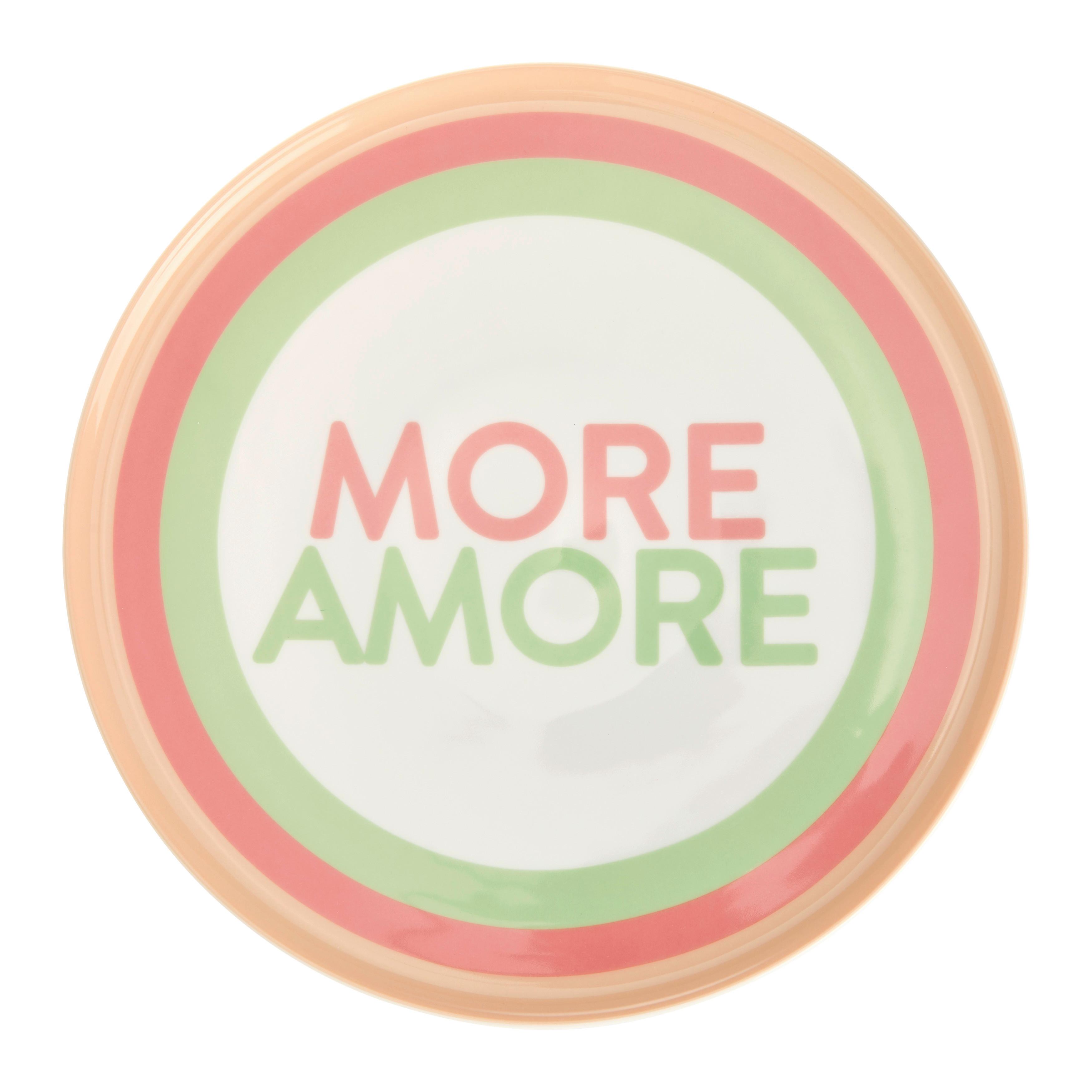 Pizzateller Candy Colors Multicolor Ø ca. 31cm - Rotbraun/Hellgelb, MODERN, Keramik (31/2,4cm) - Mömax