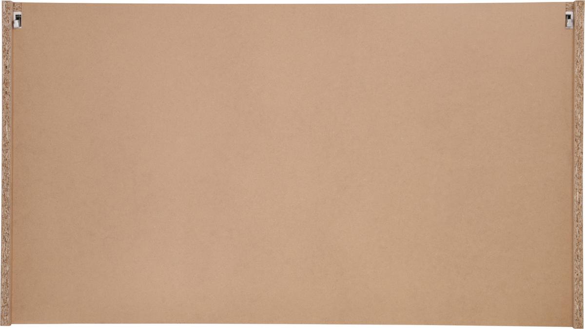 Kuhinjska Zgornja Omarica Merle, Barva Hrasta, Črna - srebrne barve/črna, Basics, kovina/steklo (100/56,1/34,6cm) - Respekta