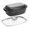 BRAADSLEE BLACK LINE - Klaar/Zwart, Konventionell, Glas/Metaal (32/10/20cm) - Gourmesto