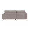 HÖRNSOFFA GIA - ljusgrå/svart, Modern, trä/textil (261/197cm) - Bessagi Home