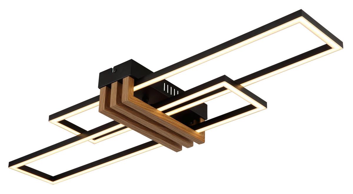 LAMPA SUFITOWA LED 67357D1 DAKARI I - czarny/opal, Design, tworzywo sztuczne/metal (80l)