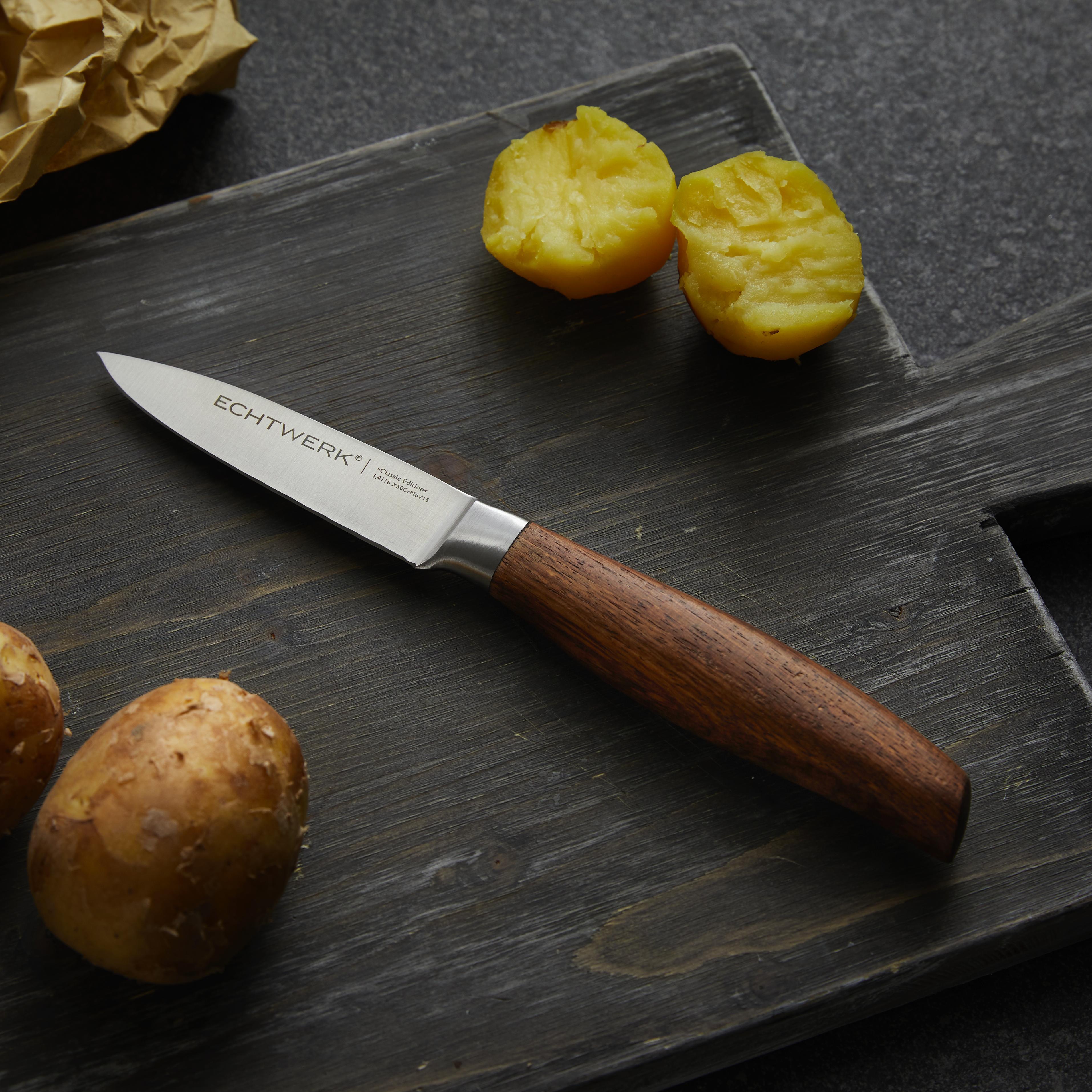 Echtwerk Schälmesser Classic Edition - Braun, MODERN, Holz/Metall (20,9cm) - Echtwerk