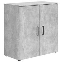 Kommode Multistauraum Grau - Anthrazit/Schwarz, Modern, Holzwerkstoff/Kunststoff (80/83/40cm) - Premium Living
