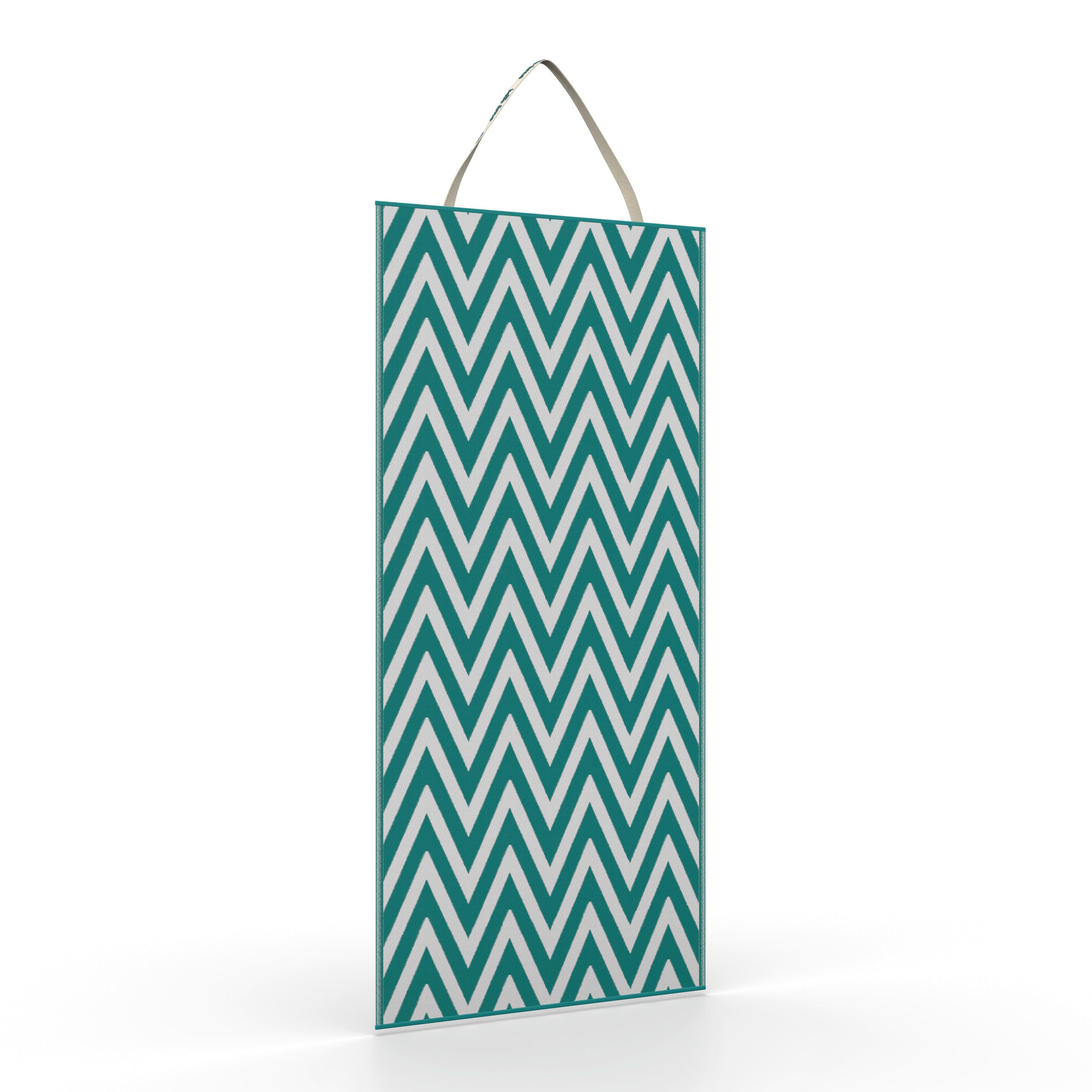 Strandmatte Riya Türkis ca. 70x170 cm - Türkis, MODERN, Kunststoff/Textil (70/170cm) - Bessagi Garden