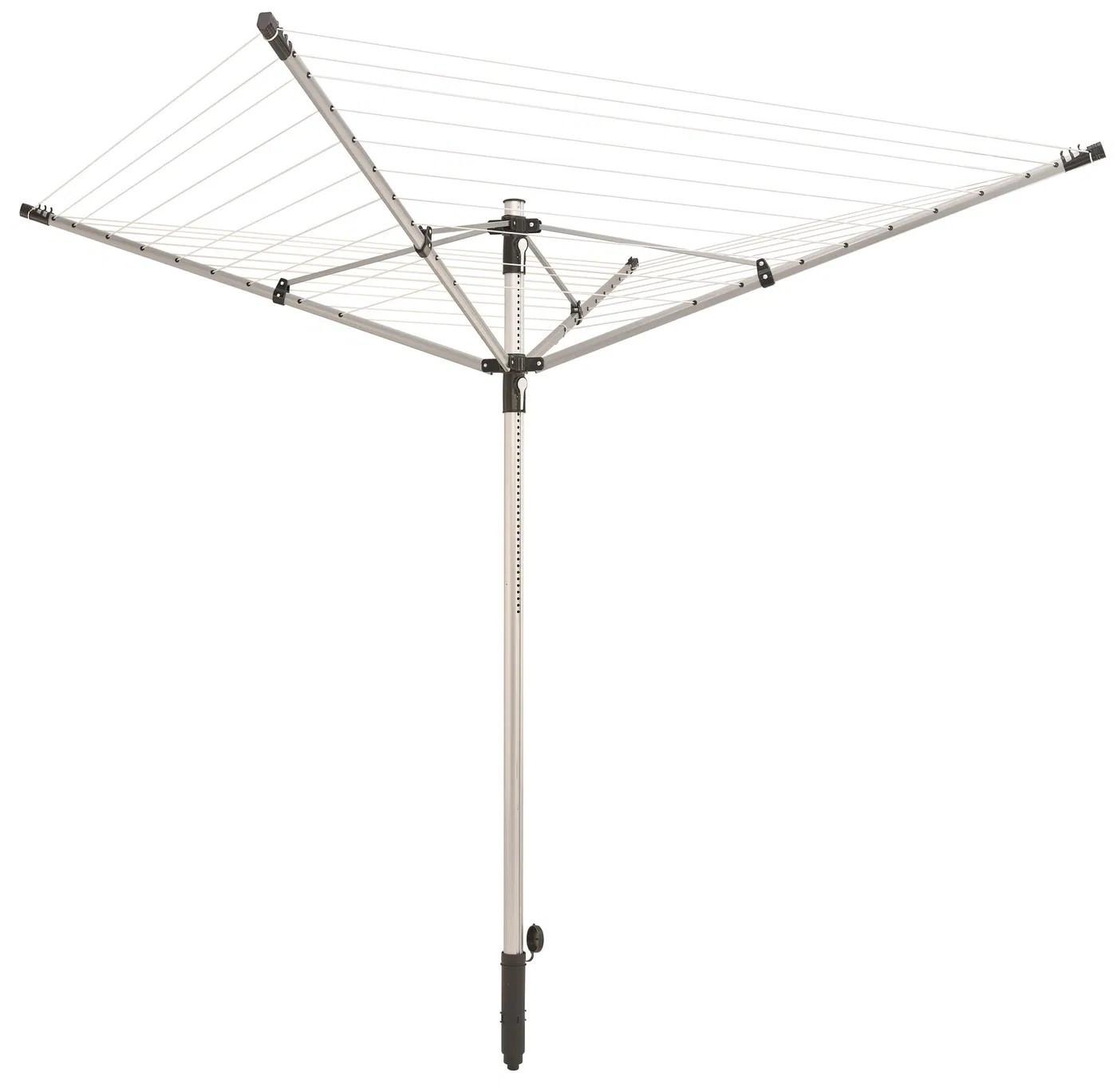 Kültéri Ruhaszárító Linopush 500 - szürke, fém (135-180cm) - Leifheit