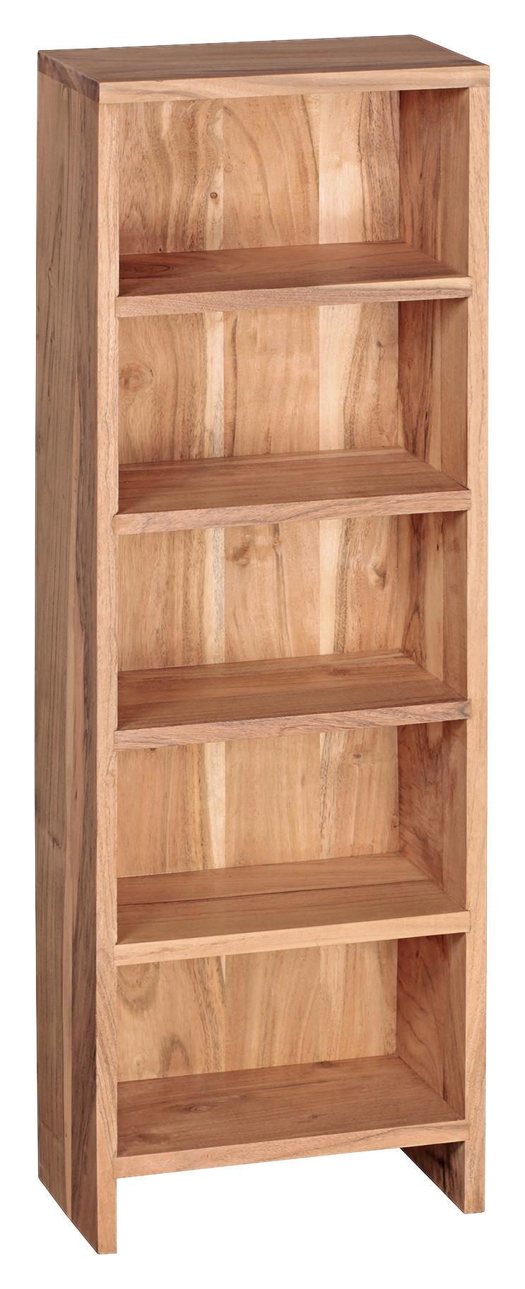 CD-Regal Mumbai Akazie - Akaziefarben, MODERN, Holz (30/90/17cm) - MID.YOU